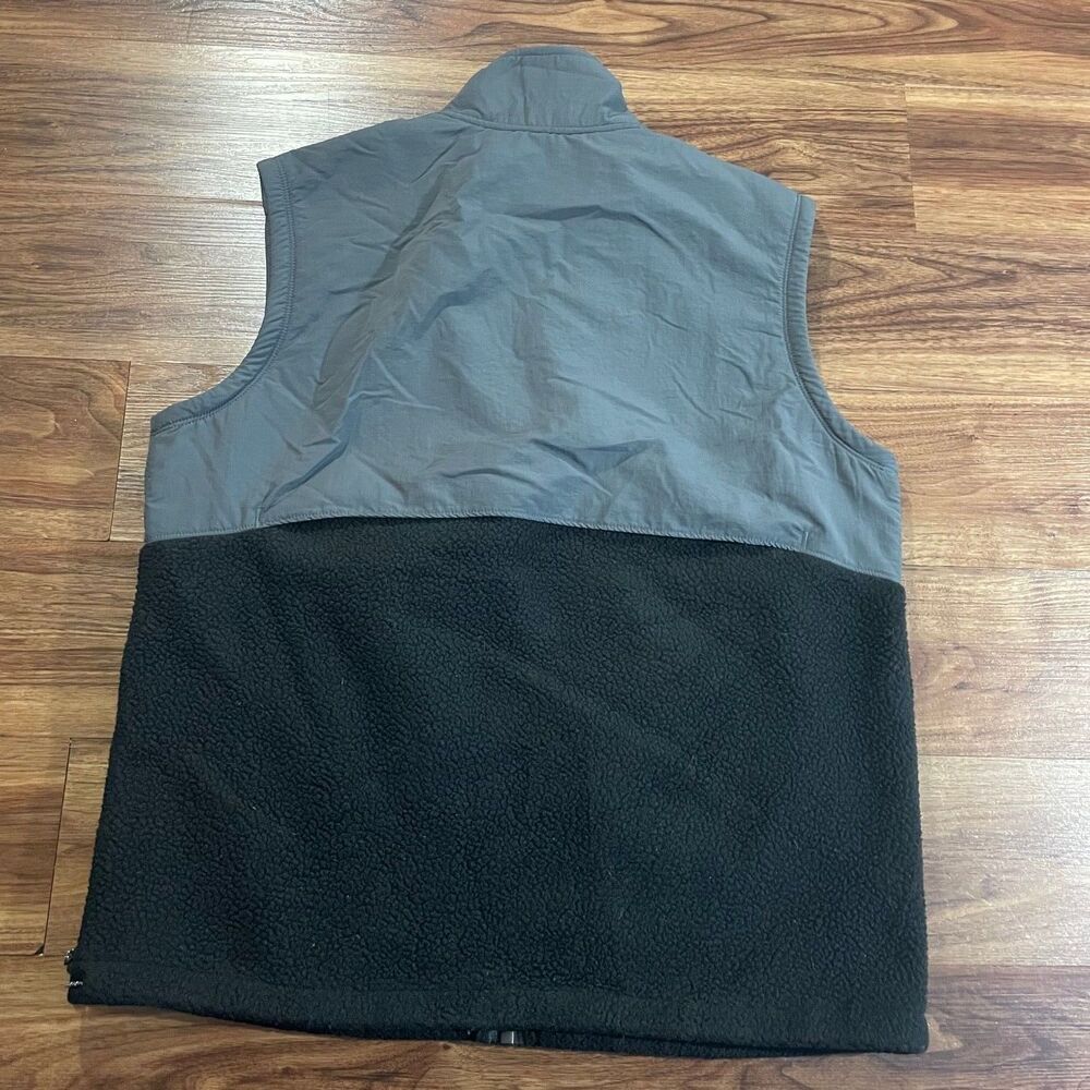 Eddie Bauer EBTEK Full Zip Up Sleeveless Sweater Vest Fleece Gray Men’s Large - Picture 7 of 11
